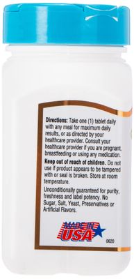 21st Century Zinc 50 Mg (Chelated) Tablets, 110 Count (Pack of 1)
