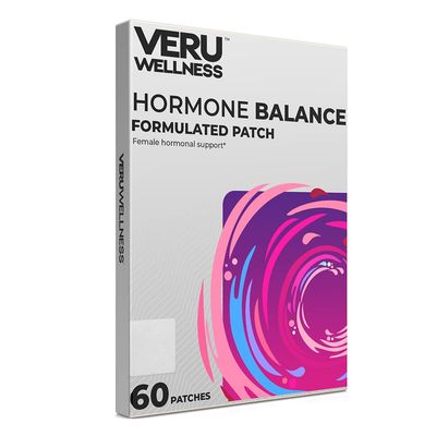 Veru Wellness Hormone Balance Myo Inositol &amp; D-Chiro Inositol Patch - Ovarian, Mensural &amp; Mood Support for Women (60 Patch)