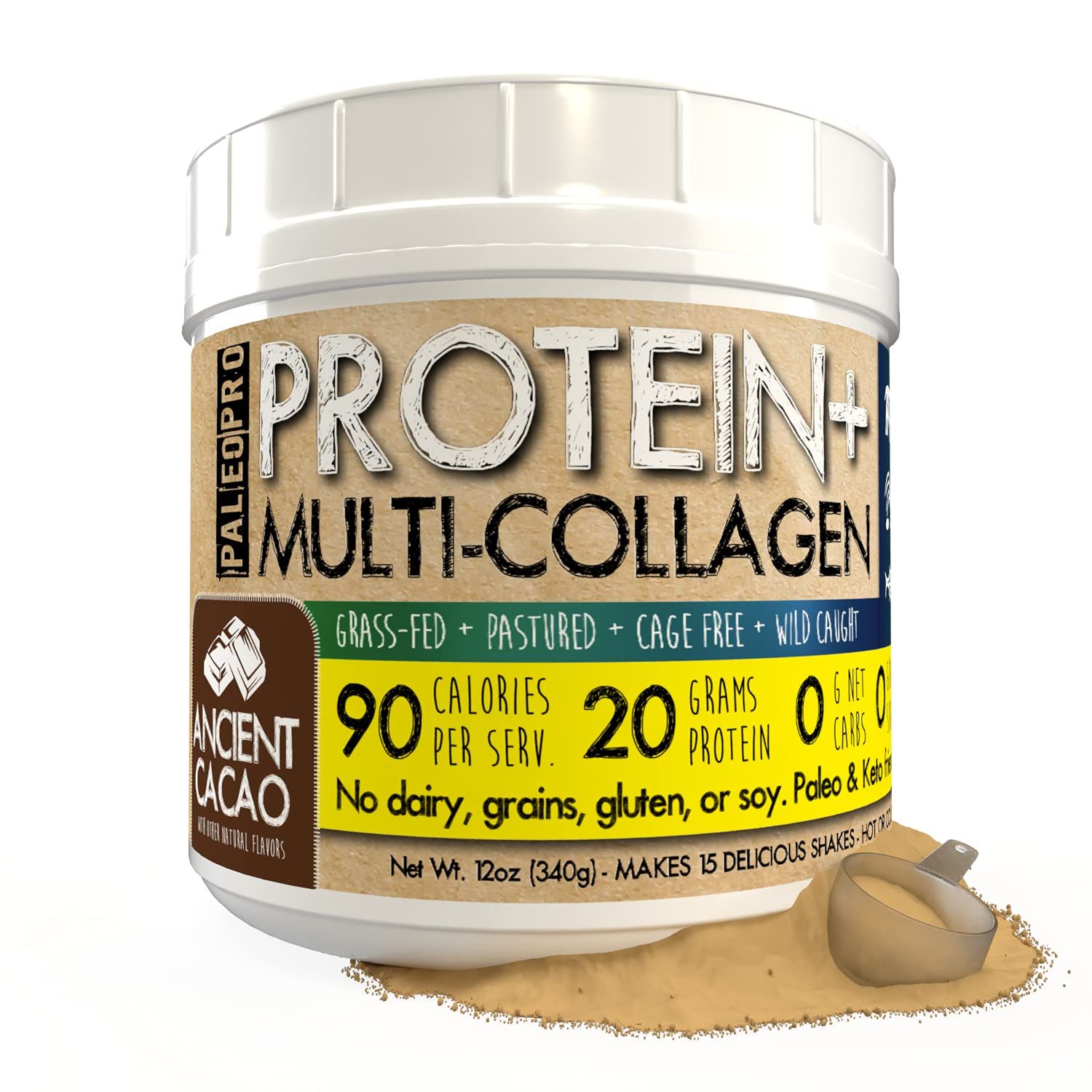 PaleoPro Protein+ Multi-Collagen (Ancient Cacao)