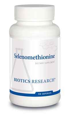 Biotics Research Selenomethionine - High Potency Selenium, Thyroid Gland Function, DNA Production, Cognitive Health, Potent Antioxidant. 90 Capsules