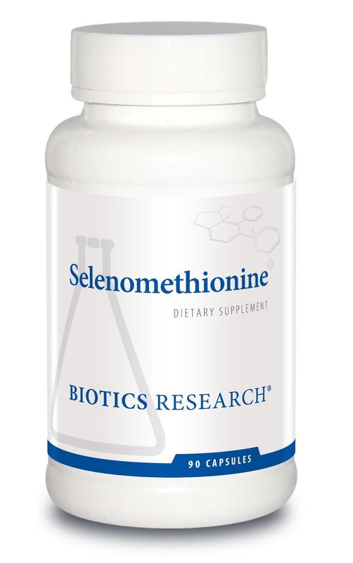 Biotics Research Selenomethionine - High Potency Selenium, Thyroid Gland Function, DNA Production, Cognitive Health, Potent Antioxidant. 90 Capsules