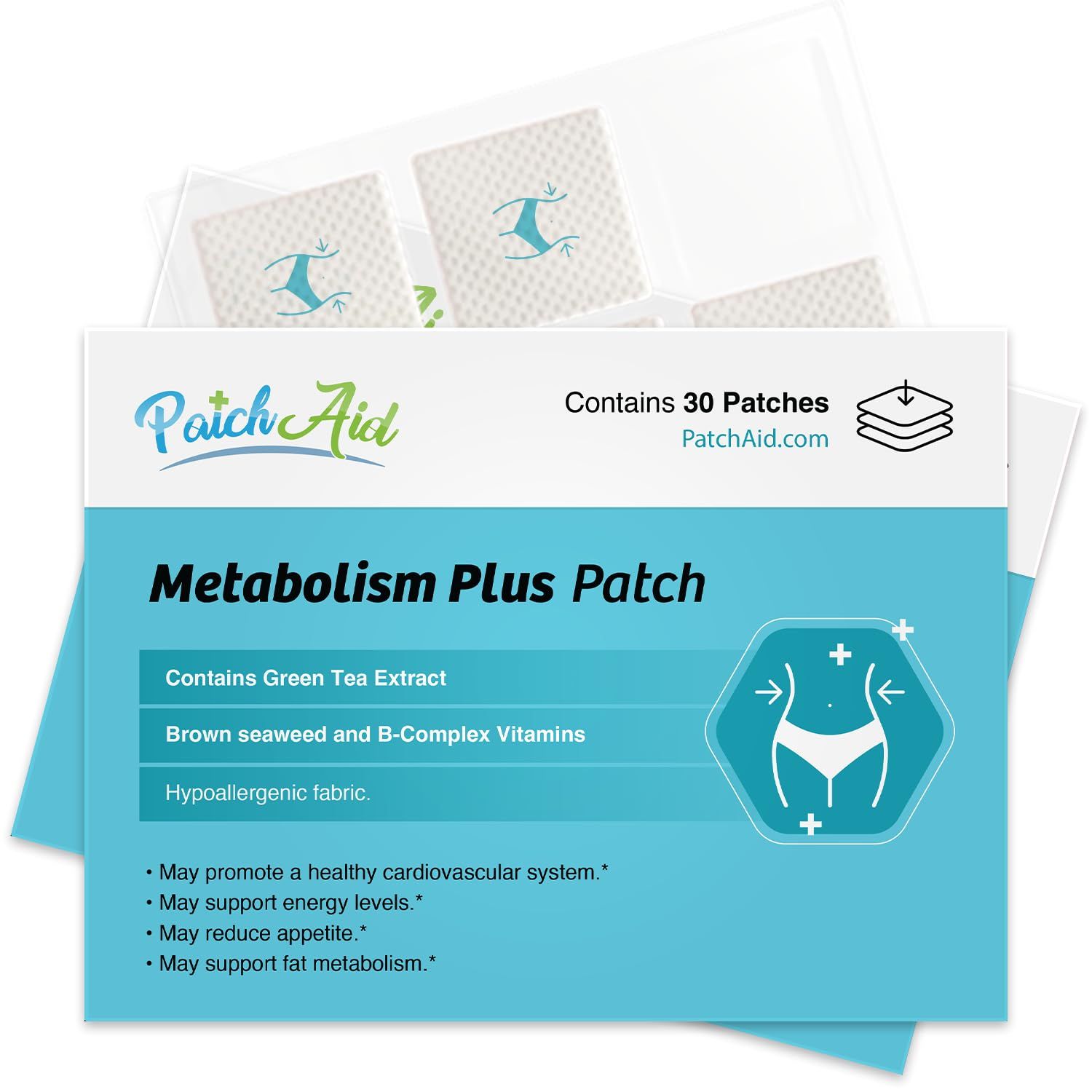 Metabolism Plus Topical Patch by PatchAid 30-Day Supply