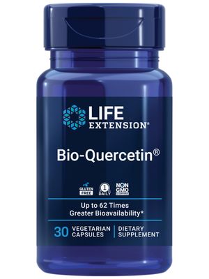 Life Extension Bio-Quercetin, Supports Immune &amp; Heart Health, Potent antioxidant, Gluten-Free, Once Daily, 30 Vegetarian Capsules