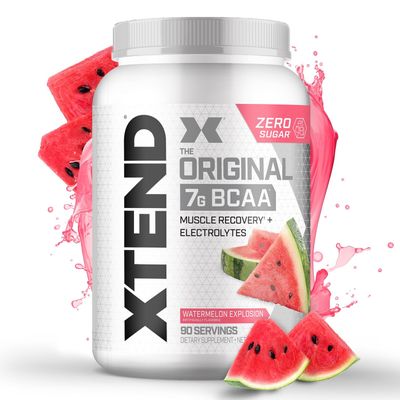 Xtend XTEND Original BCAA Powder 7g BCAA and 2.5g L-Glutamine, Sugar Free Post Workout Muscle Recovery Drink with Amino Acids for Men &amp; Women, 90 Servings