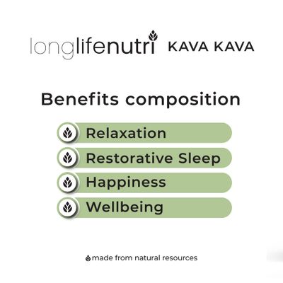Kava Kava Extract Supplements 1000mg | Natural Herbs | High Levels of Piper Methysticum and Kavalactones| 180 Vegetarian Capsules