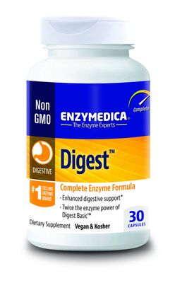 Enzymedica - Digest, Complete Digestive Enzyme Formula, 30 Capsules