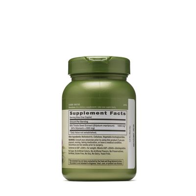 GNC Herbal Plus Milk Thistle 1300mg | Supports Healthy Liver Function | Vegetarian | 60 Count