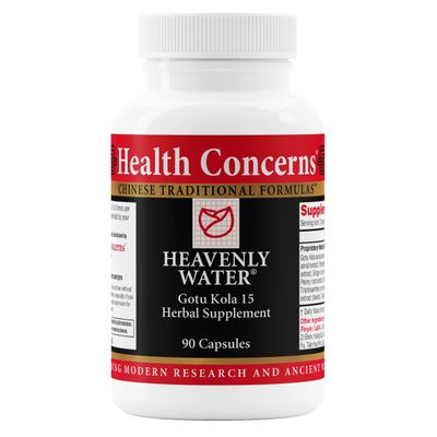 Health Concerns Heavenly Water - Menstrual &amp; Menopause Supplements for Women - PMS Relief - 90 Capsules