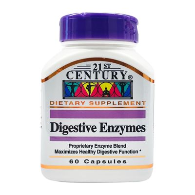21st Century Digestive Enzymes, 60 Capsules