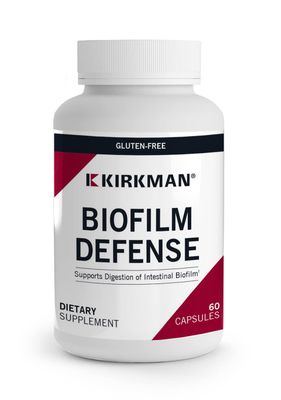 Kirkman - Biofilm Defense - 60 Capsules - Aids Gut &amp; Digestive Health - Immune Support - Hypoallergenic