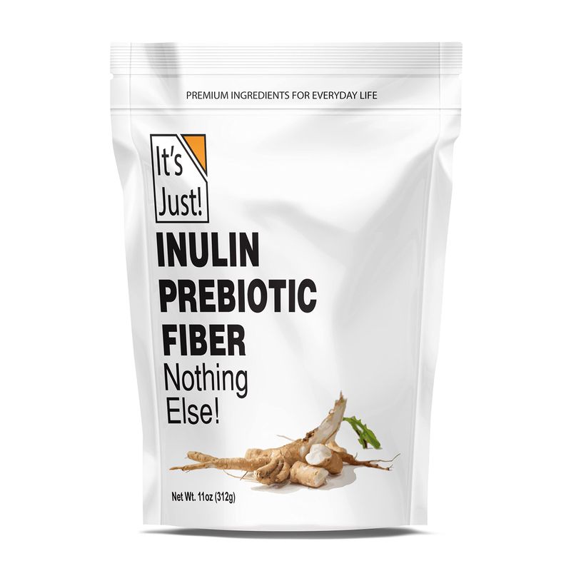 It&#39;s Just! - Inulin Prebiotic Fiber Sweetener, Product of Belgium, Chicory Root Powder (11 Ounce)