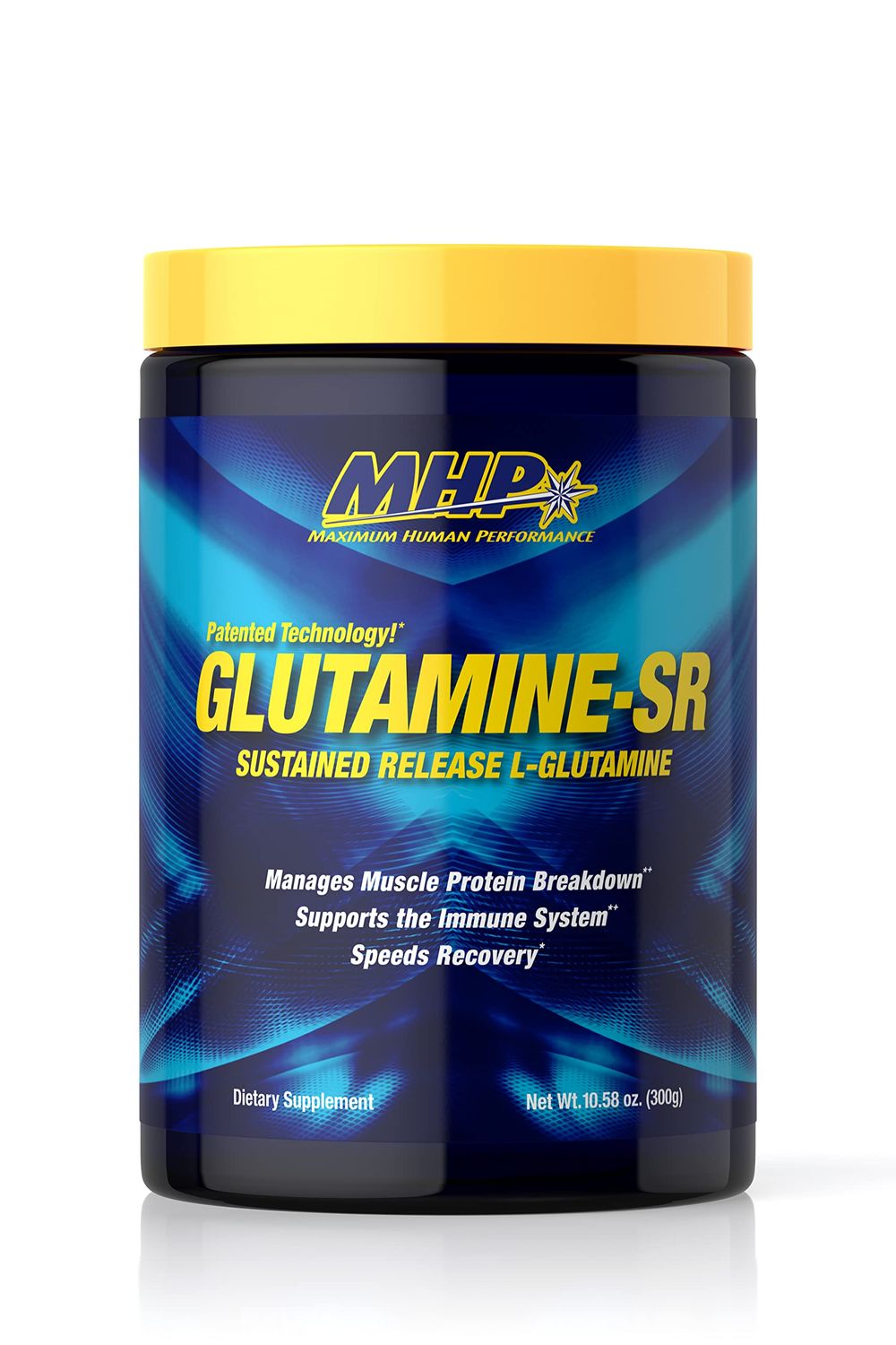 MHP 12-Hour Muscle Feeder, Glutamine-SR, Unflavored, 10.6 oz (300 g)