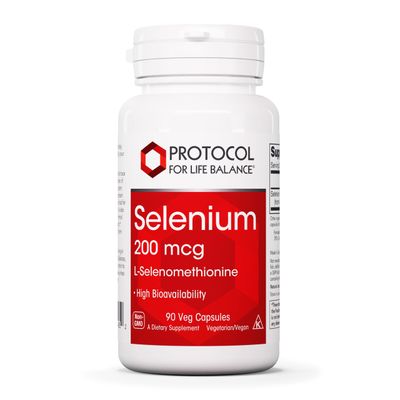 Protocol Selenium 200mcg - Immune Support, Thyroid &amp; Prostate Health* - Selenium Supplements - Vegetarian, Kosher &amp; Halal - 90 Veg Caps