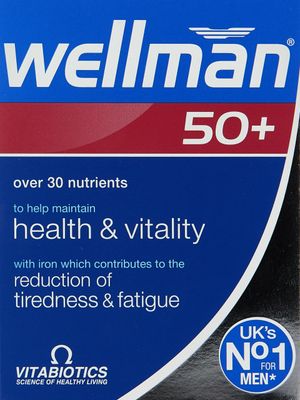 Wellman Vitabiotics 50+ Advanced Vitamin and Mineral Supplement 30 Tablets