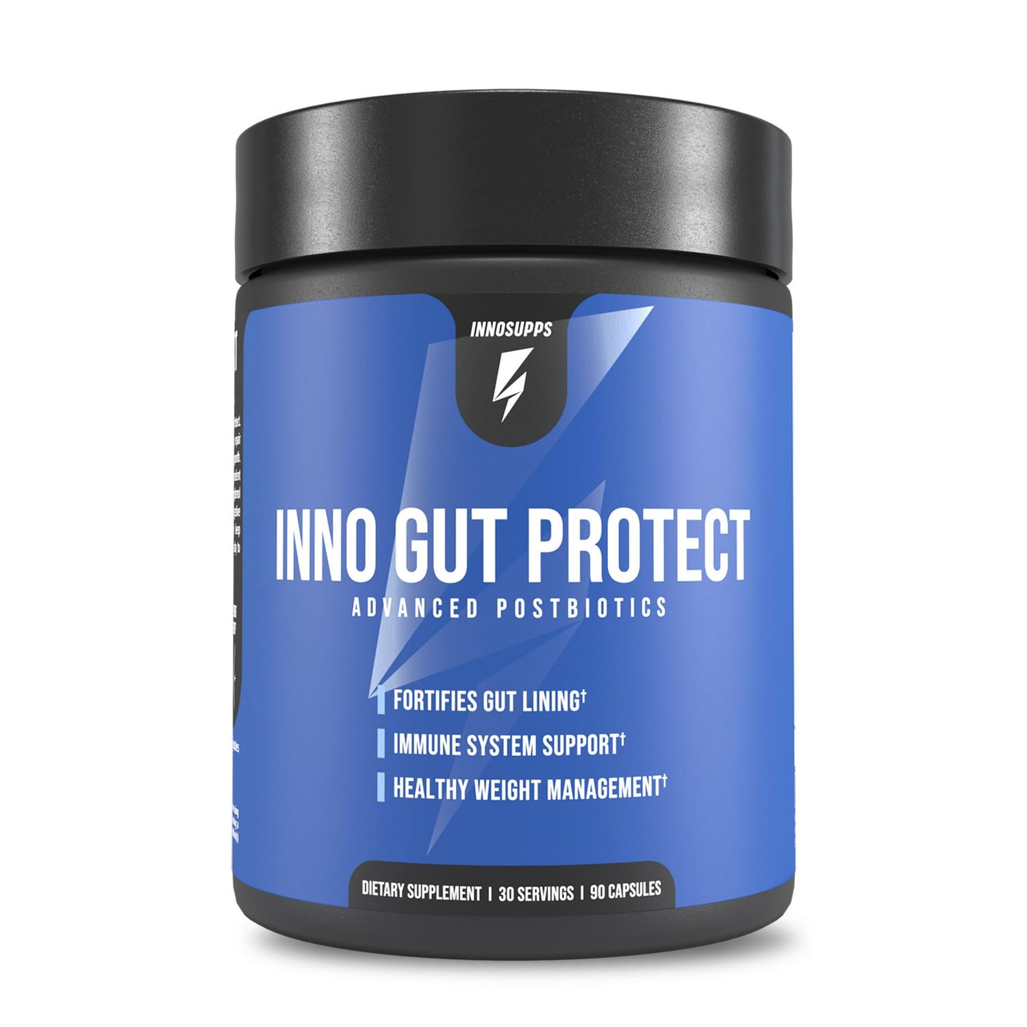 Inno Gut Protect GS1 Probiotic &amp; Postbiotic Formula, CoreBiome GLP-1 Supplement Weight Loss, Grape Seed Extract | Supports Digestive Health &amp; Gut Wellness, Vegan, (60 Vegetarian Capsules)