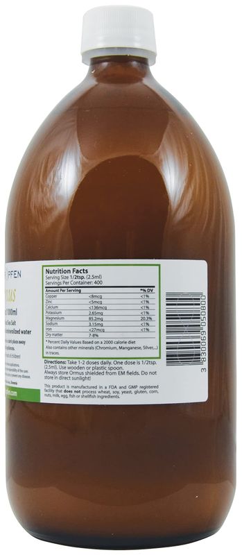 Ormus 33.8 Fl Oz - 1000 ml | Concentrated Orme | Atomic Minerals | Heiltropfen