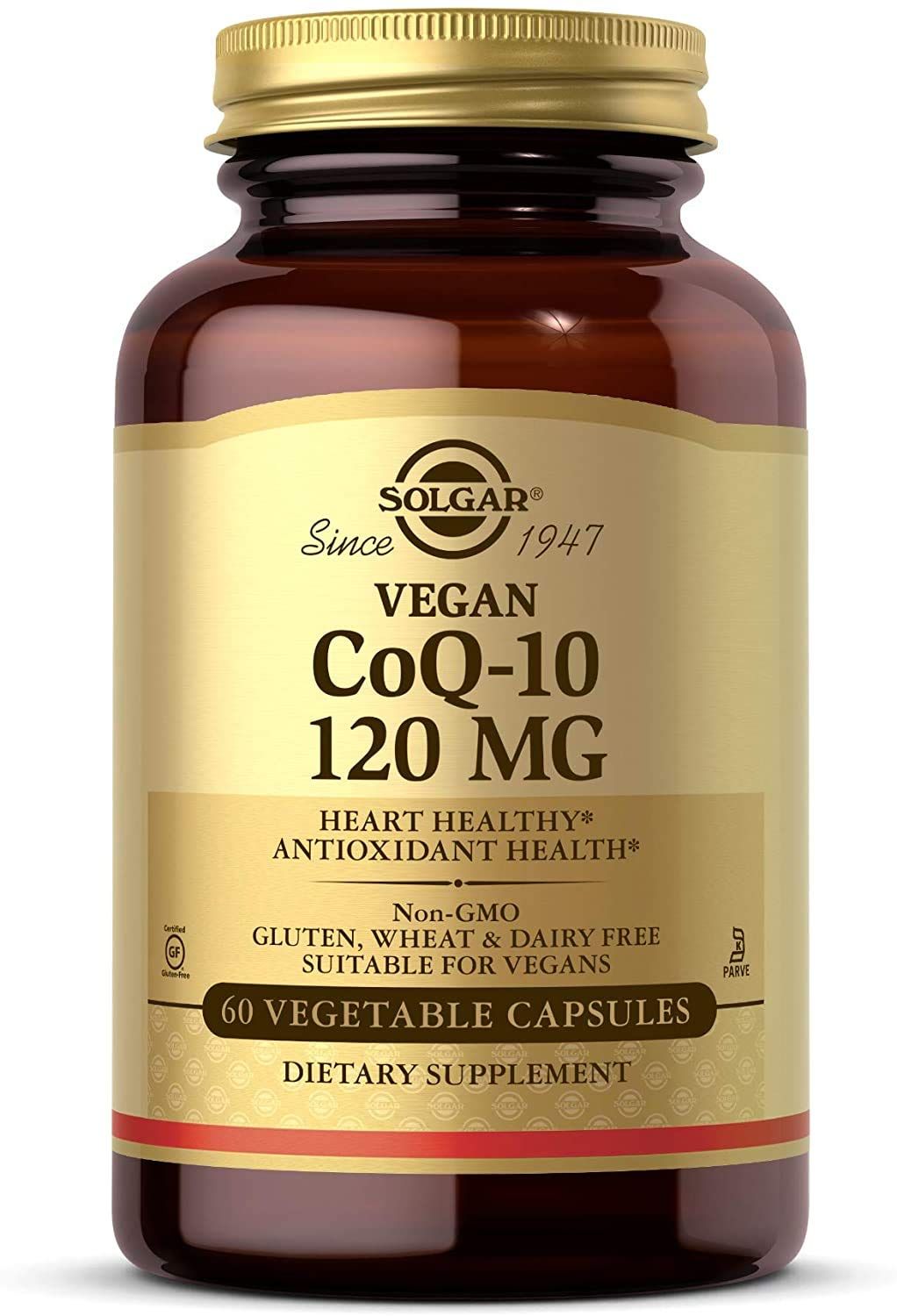 Solgar - Vegetarian CoQ-10 120mg, 60 Vegetable Capsules