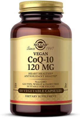 Solgar - Vegetarian CoQ-10 120mg, 60 Vegetable Capsules