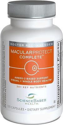 MacularProtect Complete All-in-One AREDS 2 Vitamin &amp; Mineral Supplement and Whole Body Multinutrient - 30+ Key Nutrients Protects Macular and Whole Body Health -120 Capsules