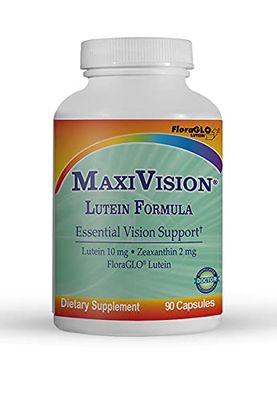 MaxiVision Lutein Formula - Vision Support - 90 Capsules - 1 Bottle (90 Ct, 1 Bottle)