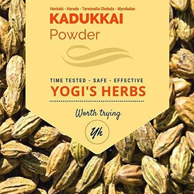Yogis Herbs KADUKKAI Powder (Terminalia Chebula/Haritaki) - Fresh &amp; Pure (1/2 Lb, 8 oz)