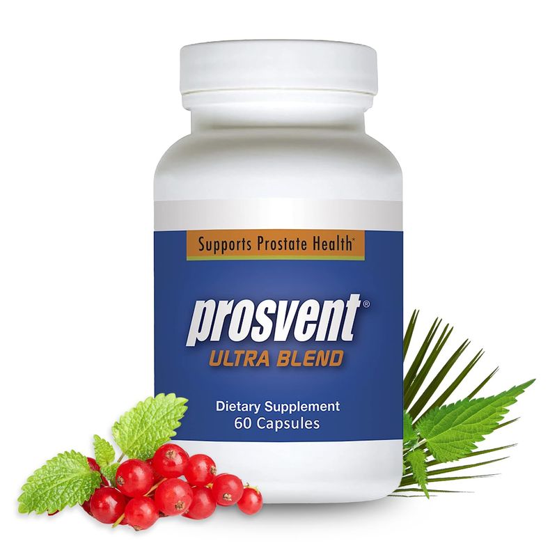 Prosvent Advanced Prostate Support Ultra: Natural Supplement with Saw Palmetto, Pygeum, Lycopene, Stinging Nettle, Beta Sitosterol, Cranberry and More to Ease Urinary Frequency &amp; Urgency (60 Count)