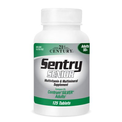 21st Century Sentry Senior Tablets, 125-Count (22390)