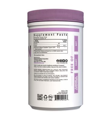 Bluebonnet Nutrition Hydrolyzed Collagen Powder, Supports Hair, Skin, and Nails*, Soy-Free, Gluten-Free, Non-GMO, Grass-fed Cows, Pasture Raised, 10.58 oz, 25 Servings, Unflavored, Unsweetened