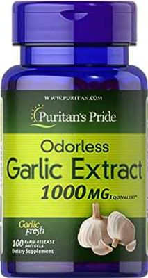 Puritans Pride Odorless Garlic 1000 Mg, 100 Count