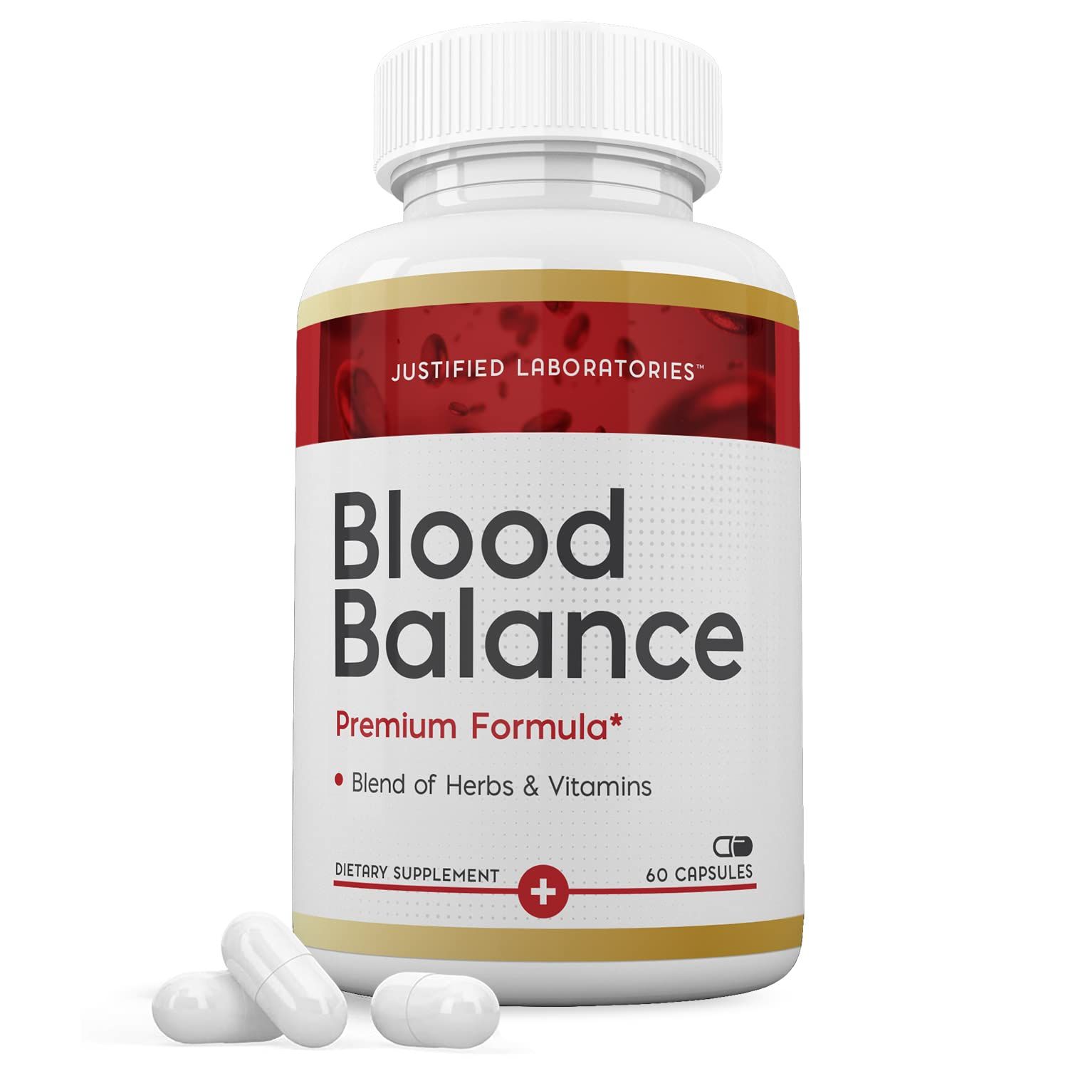 Blood Balance Advanced Formula 620MG Formula Supplement Pills 60 Capsules
