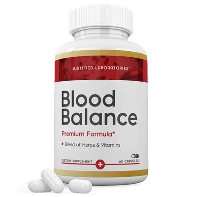 Blood Balance Advanced Formula 620MG Formula Supplement Pills 60 Capsules