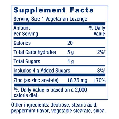 Life Extension Enhanced Zinc Lozenges, zinc Acetate, Optimal Immune Support, Strong Immune Response, Ionic zinc, Non-GMO, Gluten-Free, Vegetarian, 30 lozenges
