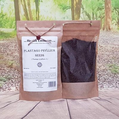 Health Embassy Plantago Psyllium Seeds | Plantago Psyllium L | 100% Natural (100g)