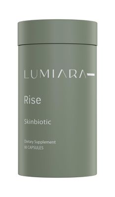Lumiara Rise Skinbiotic - Beauty Boosting, Gut Healthy Skin Supplement for Women of All Ages &amp; Skin Types - Chemical Free, Cruelty Free, Plant Based Collagen Booster - Made in The USA - 60 Capsules
