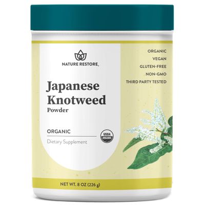 USDA Certified Organic Japanese Knotweed Powder, 8 Ounce, Natural Trans-resveratrol, Non GMO, Gluten Free, Also Known as Polygonum Cuspidatum