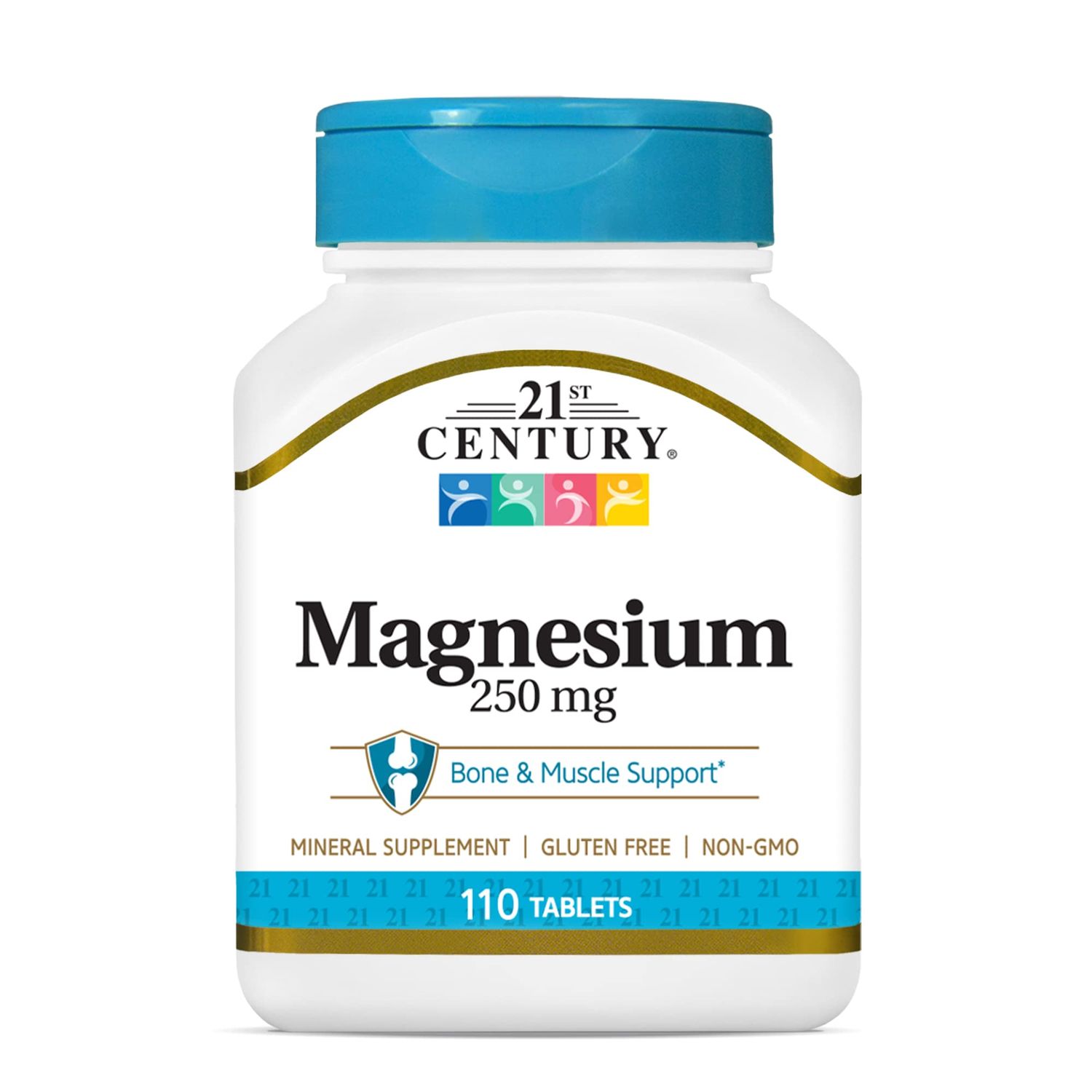 21st Century Magnesium 250 mg Tablets, 110 Count