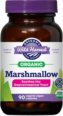Oregon&#39;s Wild Harvest Marshmallow Organic Herbal Supplement, 90 Count
