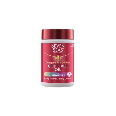 Simply Timeless Cod Liver Oil Plus Multivitamins 30 Capsules