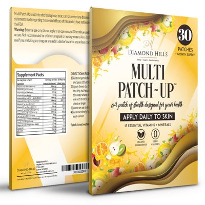 Diamond Hills Multi Patch-Up - 30ct Daily Patches - No Calories &amp; Sugar Free