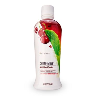 Youngevity Cheri-Mins Plant Derived Liquid Minerals - Great Tasting Formula - 77+ Natural Unaltered Trace Minerals - Colloidal Form Humic Shale (32 Fl Oz)
