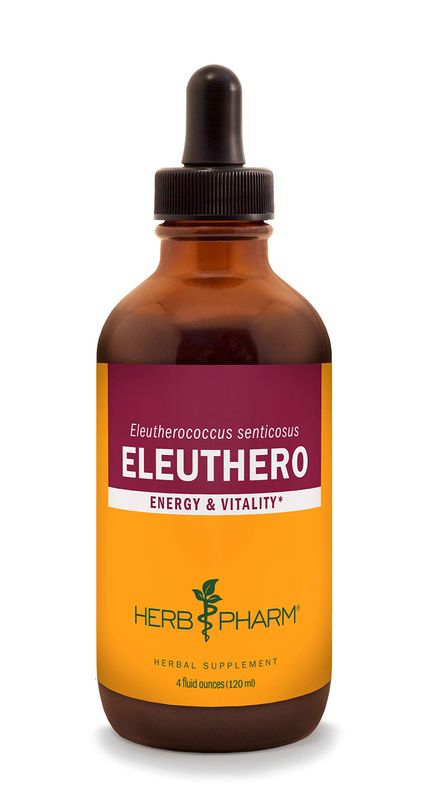 Herb Pharm Eleuthero (Siberian Ginseng) Root Liquid Extract for Energy and Stamina, Cane Alcohol, 4 Ounce