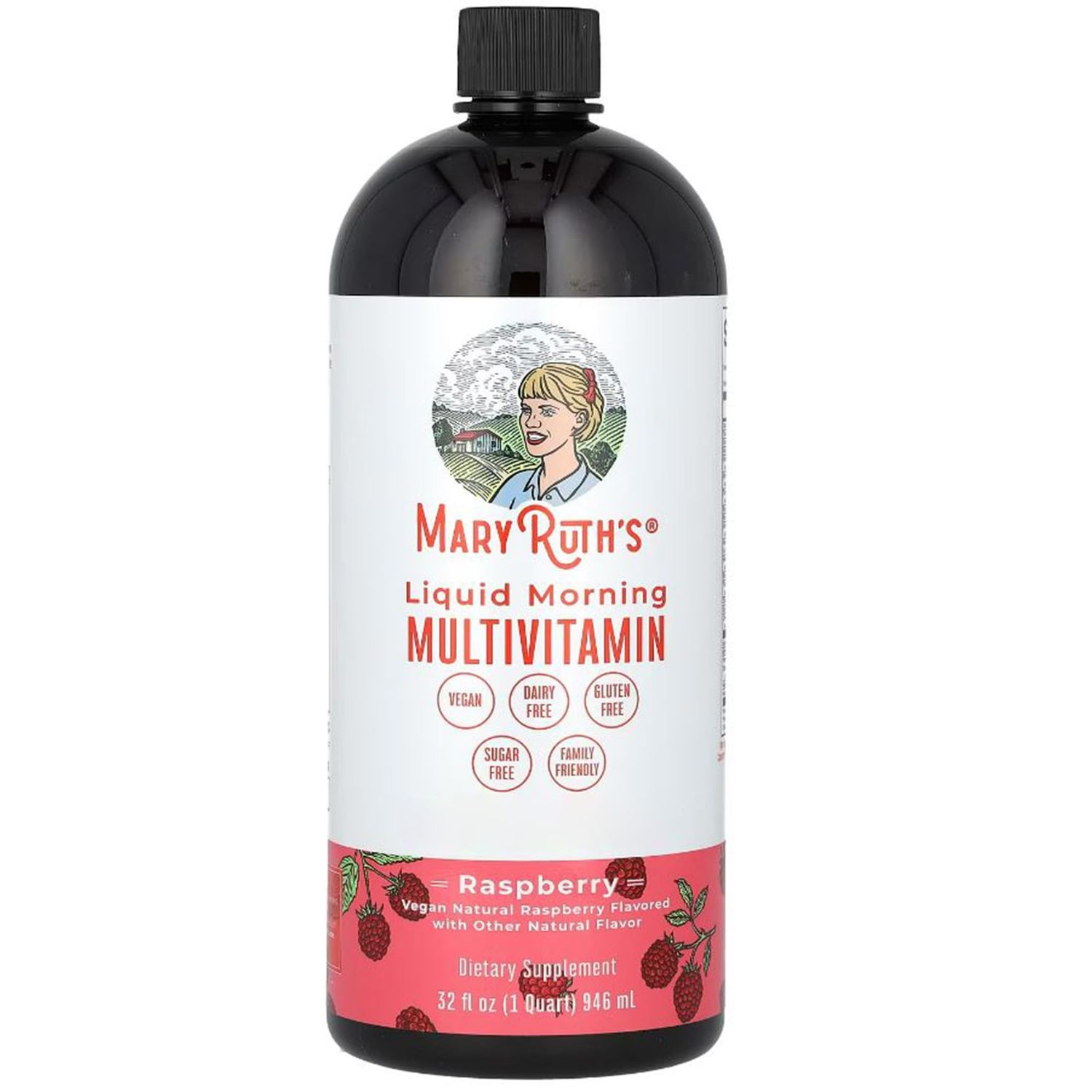 Multivitamin Multimineral for Women Men &amp; Kids by MaryRuth&#39;s | No Added Sugar | Vegan Liquid Vitamins for Adults &amp; Kids | Mens, Womens Multivitamin | Energy &amp; Beauty Booster | Non-GMO | 32 Fl Oz