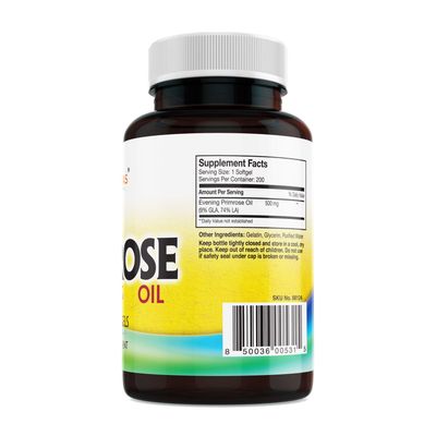 GMP Vitas Evening Primrose Oil-Maintain Smooth-Healthy Looking Skin-Supports hormonal Balance-Supports hormonal Balance (1)