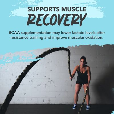 VeraWella - 2:1:1 BCAA, Branched-Chain Amino Acids for Protein Synthesis, BCAA Pre Workout &amp; Post Workout Support, Muscle Builder, 180 Capsules (60 Servings)