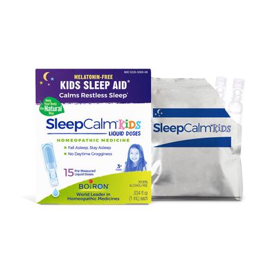 Boiron SleepCalm Kids Liquid Doses Sleep Aid for Deep, Relaxing, Restful Nighttime Sleep - Melatonin-Free and Non Habit-Forming - 15 Count (Pack of 1)