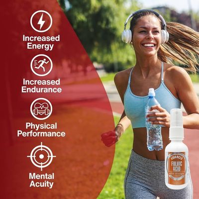 CCL Supplements Advanced Fulvic Acid and Humic Acid Trace Mineral Liquid Spray Supplement. 70+ Ionic Organic Vital Minerals & Electrolytes, Similar Benefits of Shilajit & Drops (4 oz, 120 Servings)