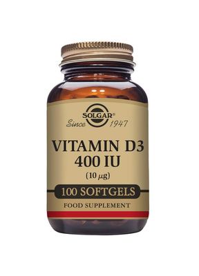 SOLGAR Vitamin D3 (Cholecalciferol) 250 MCG (10,000 IU), 100 Softgels - Helps Maintain Bones &amp; Teeth - Immune System Support - Non-GMO, Gluten Free, Dairy Free - 100 Servings