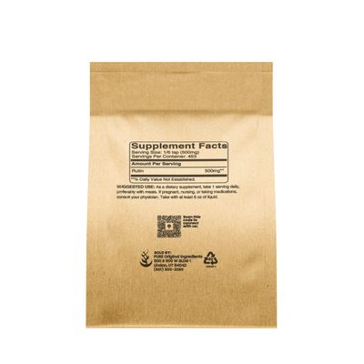 PURE ORIGINAL INGREDIENTS Rutin Powder (8 oz) Always Pure, No Additives Or Fillers, Lab Verified