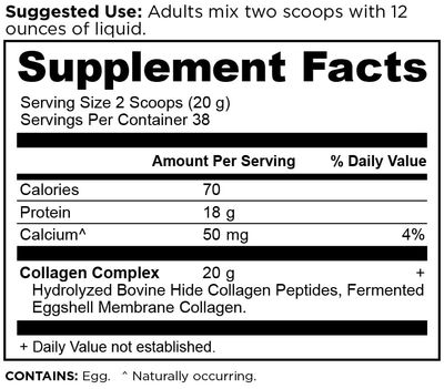 Ancient Nutrition Collagen Peptides, Collagen Peptides Powder, Unflavored Hydrolyzed Collagen, Supports Healthy Skin, Joints, Gut, Keto and Paleo Friendly, 38 Servings, 20g Collagen per Serving