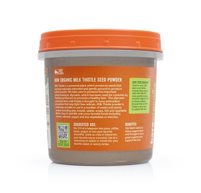 BareOrganics Milk Thistle Seed Powder, Superfood Powder, Organic Dietary Supplement, 8 Ounces